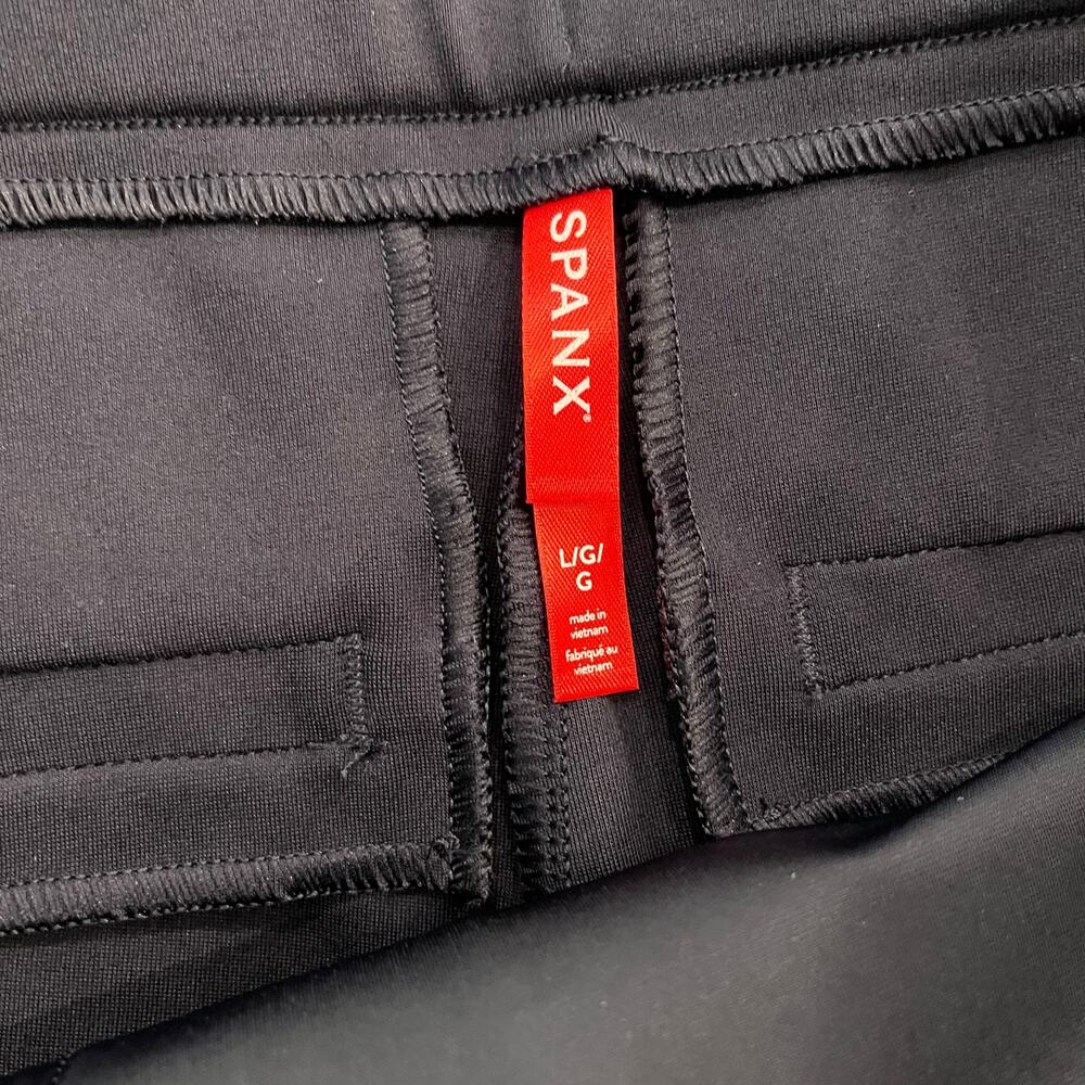 Spanx SPANXsupersmooth PerfectFit Ponte Slim Straight Pant in Navy Size Large - Picture 7 of 12